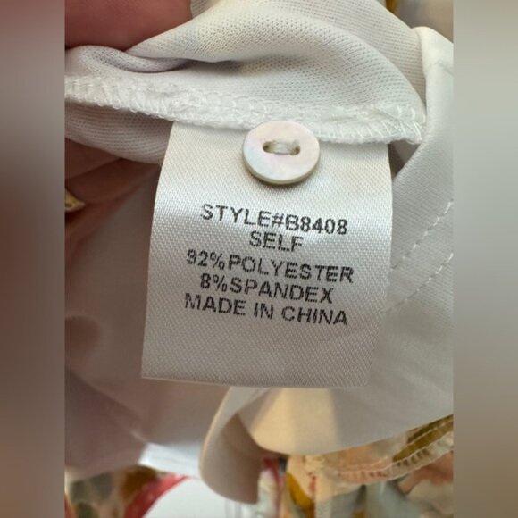 Jodifl Floral Watercolor Blooms Dress Long Sleeves Ruffle Boho Poet Size Large - Picture 16 of 16